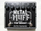 Used Electro-Harmonix EHX Metal Muff Distortion w/ Top Boost Guitar Pedal