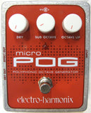 Used Electro-Harmonix EHX Micro Pog Polyphonic Octave Generator Effects Pedal