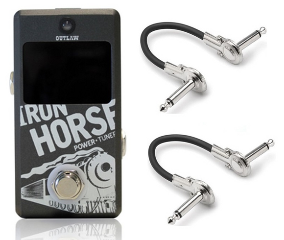 New Outlaw Effects Iron Horse Pedal Tuner and Power Supply Guitar Effects Pedal