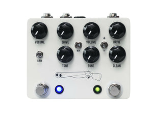 New JHS Double Barrel V4 Overdrive Guitar Effects Pedal